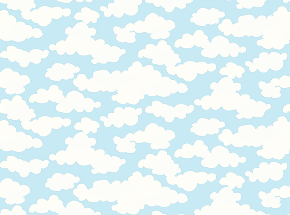 کاغذدیواری با طرح ابر