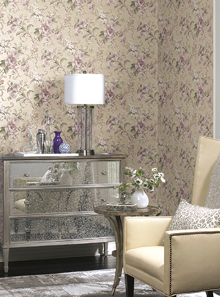 کاغذ دیواری Luminous lavender