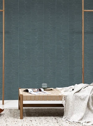 کاغذدیواری راهراه آبی Zen 220286