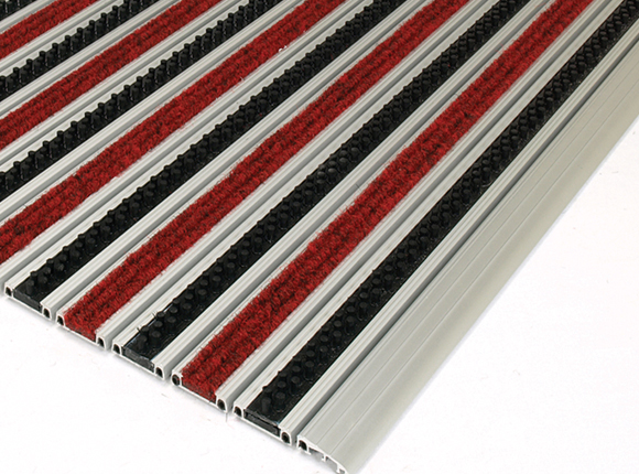 پادری آلومینیومی موکت و فرچه - رنگ قرمز و مشکی