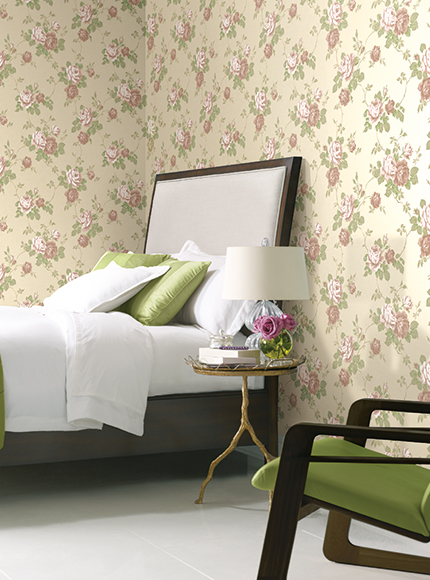 کاغذدیواری Luminous lavender اتاق خواب