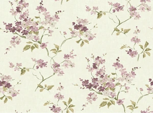 کاغذدیواری گلدار با طرح گل بنفش از آلبوم Brushstoks