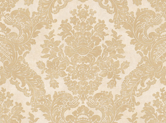 کاغذدیواری طرح داماسک از آلبوم Palazzo زرد رنگ