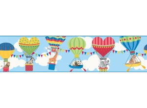 بردر کاغذدیواری کودکانه مناسب مهدکودک Growing up Kids