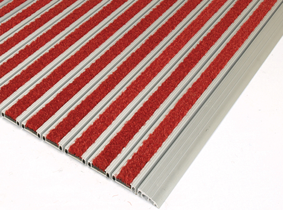 پادری آلومینیومی موکت و فرچه - موکت قرمز