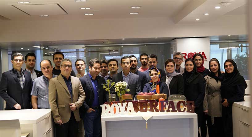 عکس دسته جمعی همکاران رویا 1400