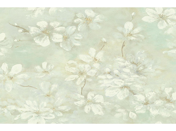 کاغذدیواری با طرح گلدار آبرنگی از آلبوم Brushstrokes کد BR1982