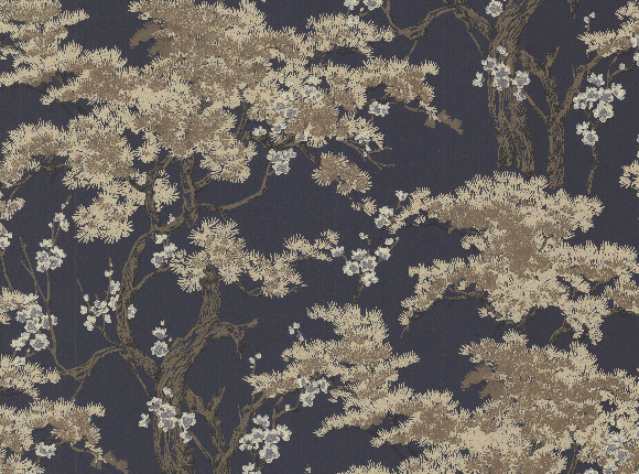 کاغذ دیواری مشکی از آلبوم RoseMoreبا طرح گل