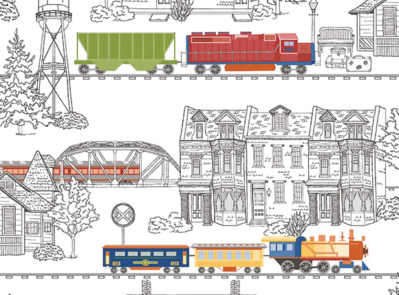 کاغذ دیواری اتاق کودک Growing up Kids