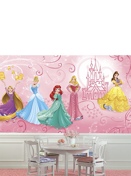 پوستر کودکانه والت دیزنی دخترانه صورتی