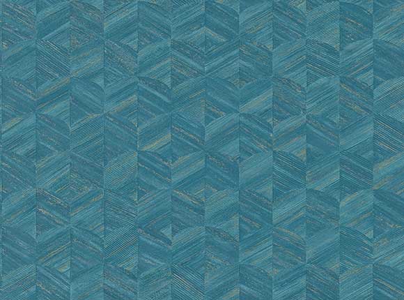 کاغذ دیواری MUSE طرح دار آبی