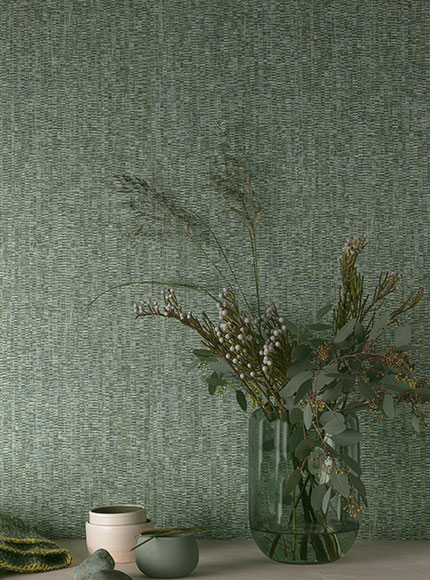 کاغذ دیواری سبز بافت غنی
