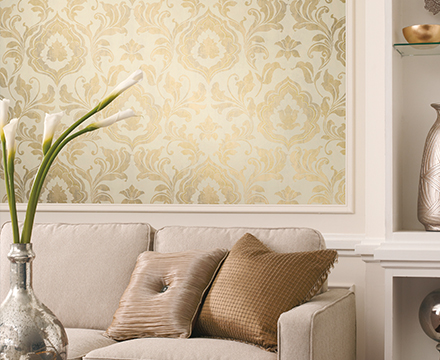 کاغذ دیواری آمریکایی Gold Leaf