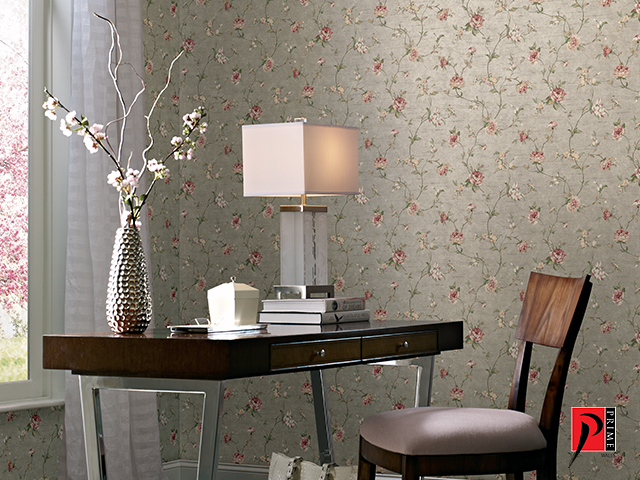 کاغذدیواری گلدار