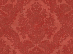 کاغذدیواری طرح داماسک از آلبوم Palazzo رنگ قرمز
