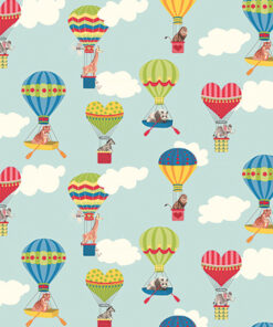 کاغذ دیواری اتاق کودک بالن Growing up Kids