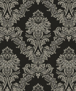 کاغذدیواری طرح داماس از |آلبوم Demadnd با بکگراند مشکی